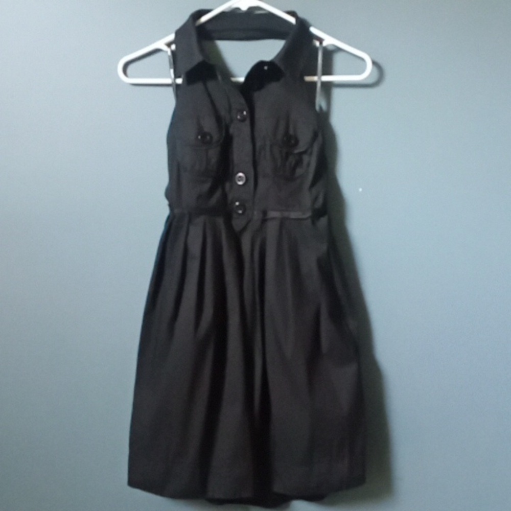 Y2K Bebe Dress, Black, XS